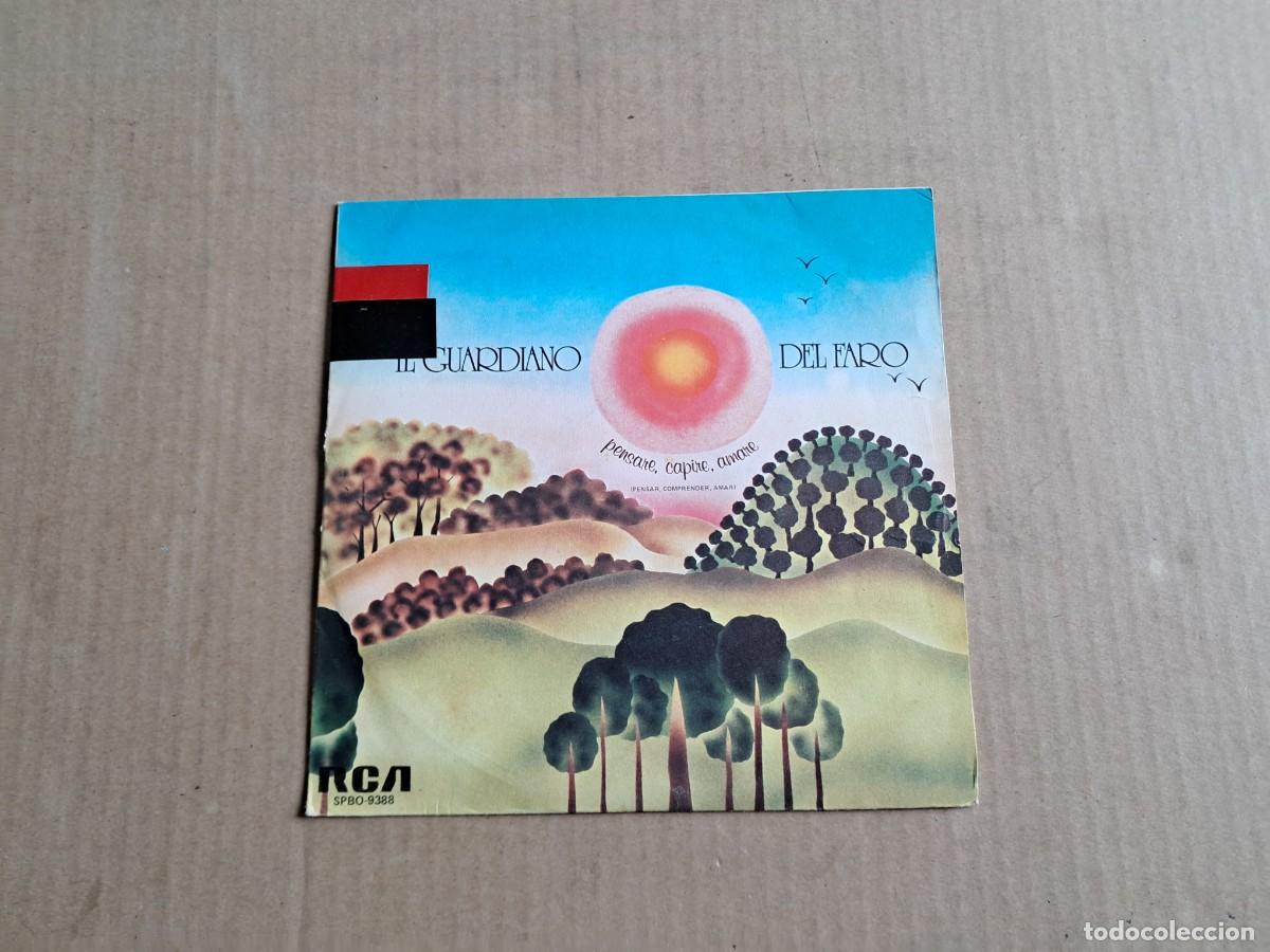 Discos de vinilo: IL GUARDIANO DEL FARO - PENSARE CAPIRE AMARE SINGLE PROMOCIONAL 1976 EDICION ESPA&Ntilde;OLA