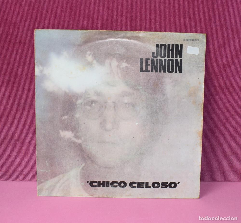 Discos de vinilo: John Lennon &ndash; Chico Celoso - SINGLE 1981 - Foto 1