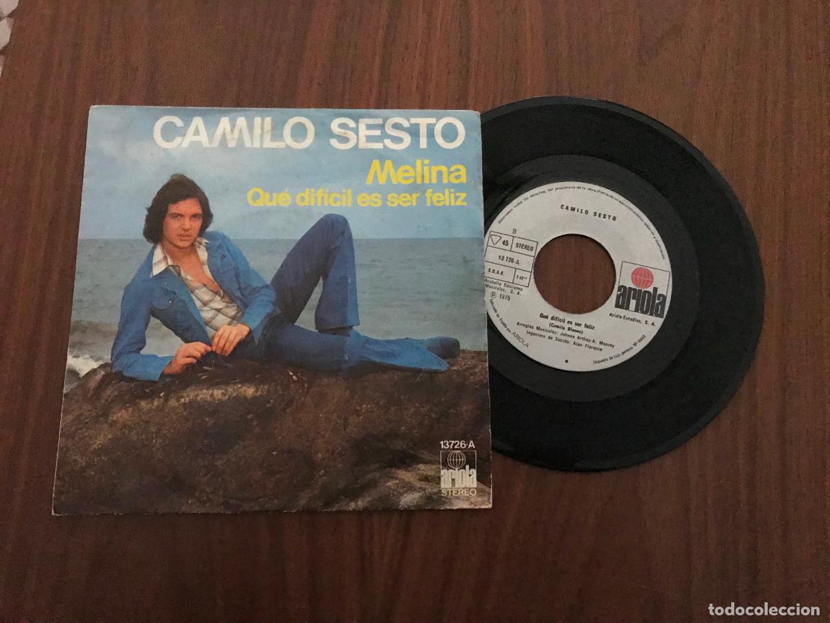 Discos de vinilo: SINGLE CAMILO SESTO , MELINA , ARIOLA - Foto 1