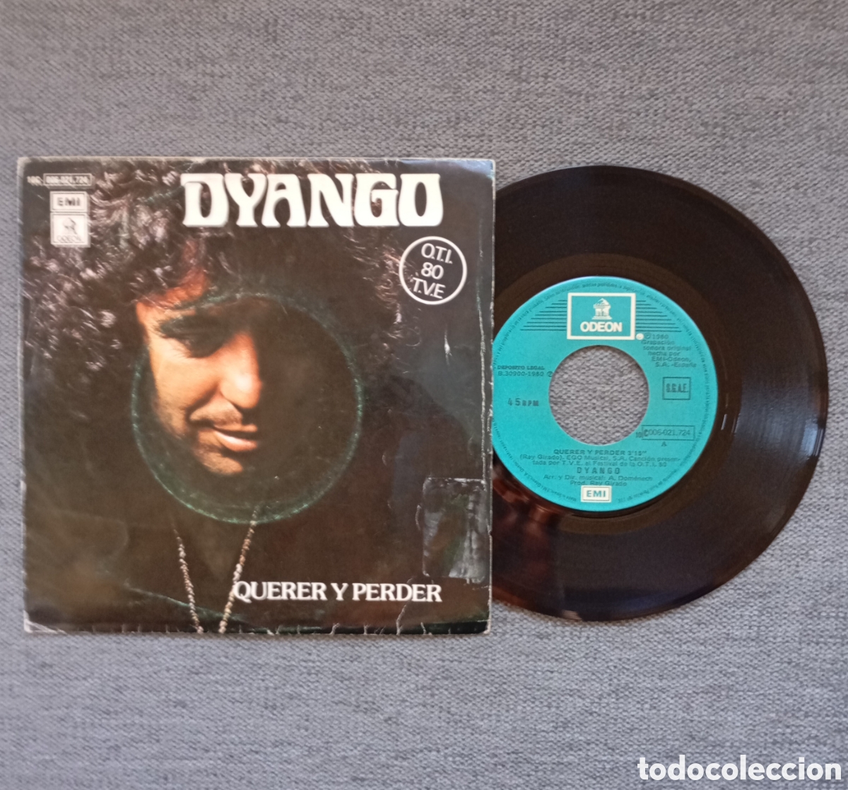 Discos de vinilo: Dyango. Querer Y Perder/ Nuestro Primer Beso. Single 7&rdquo;, a&ntilde;o 1980. - Foto 1