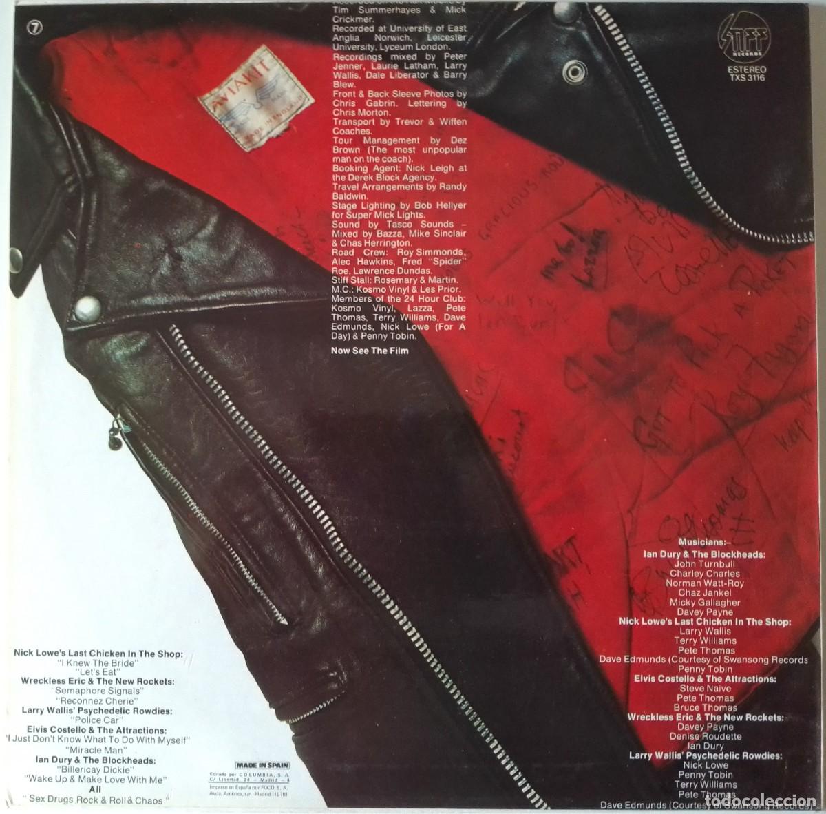 Discos de vinilo: Various...Live Stiffs Live. (Stiff Records 1978 ) Spain. New Wave. - Foto 2