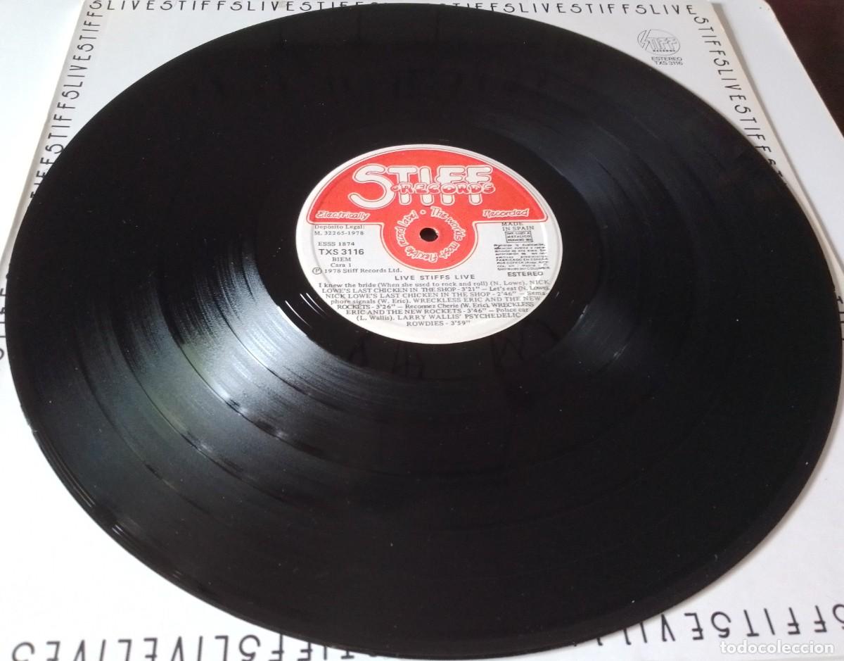 Discos de vinilo: Various...Live Stiffs Live. (Stiff Records 1978 ) Spain. New Wave. - Foto 3