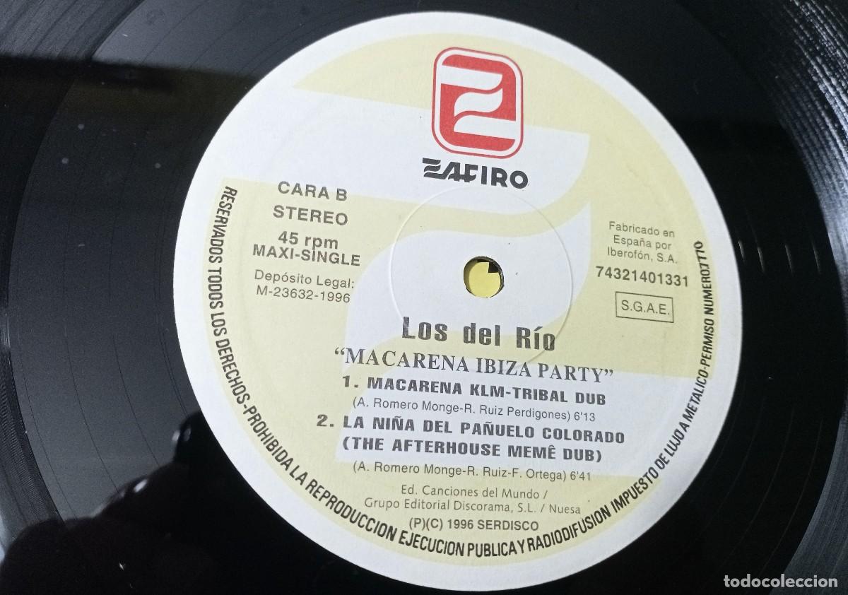 Discos de vinilo: Los del rio &lrm;&ndash; Macarena Ibiza party - Foto 4