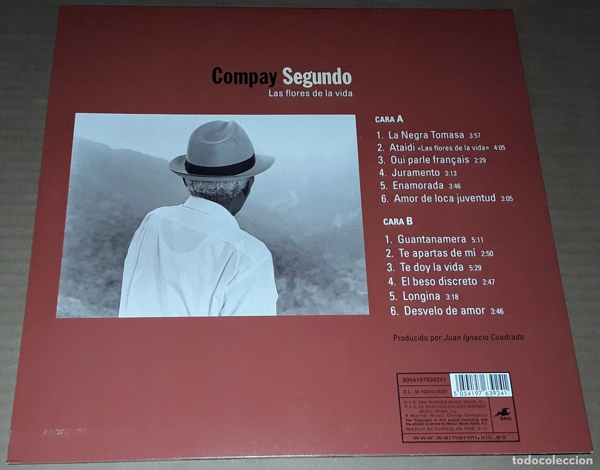 Discos de vinilo: LP - COMPAY SEGUNDO - LAS FLORES DE LA VIDA - Foto 2