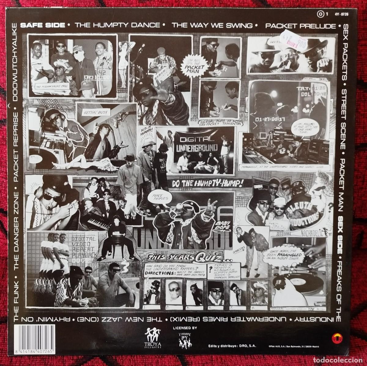 Discos de vinilo: DIGITAL UNDERGROUND ** Sex Packets ** VINILO LP 1990 - Foto 2