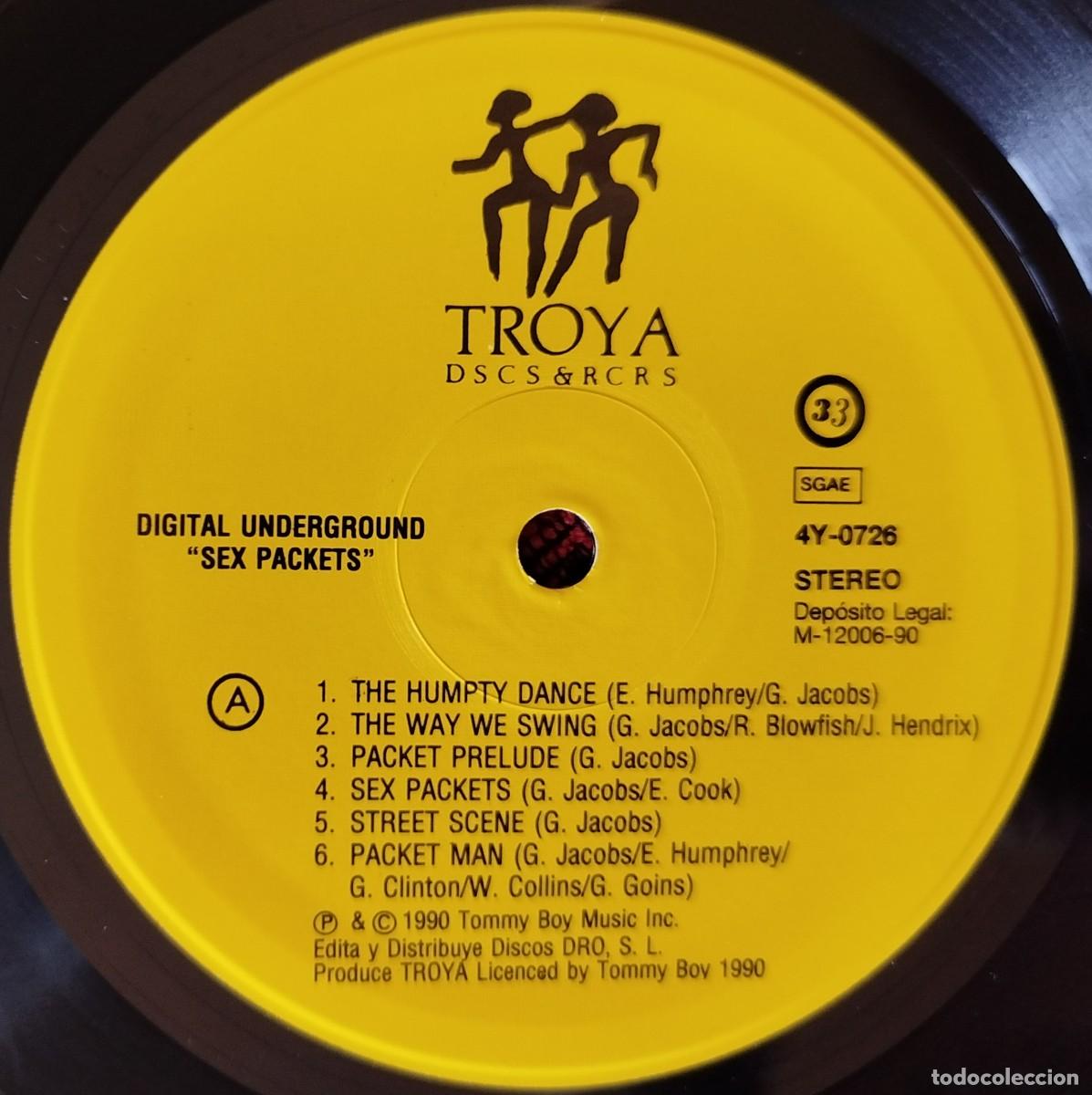 Discos de vinilo: DIGITAL UNDERGROUND ** Sex Packets ** VINILO LP 1990 - Foto 3