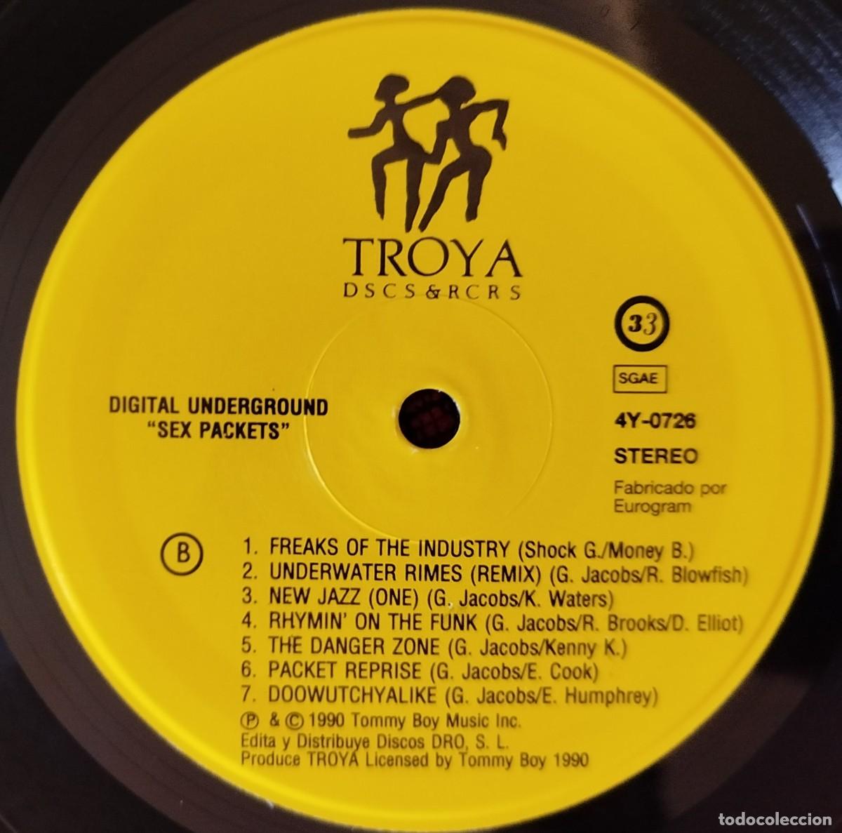 Discos de vinilo: DIGITAL UNDERGROUND ** Sex Packets ** VINILO LP 1990 - Foto 4