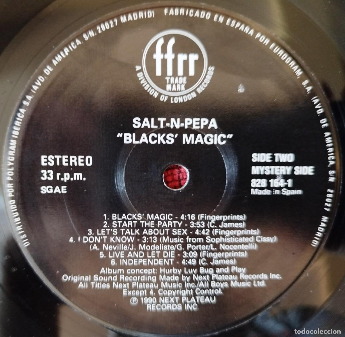 Discos de vinilo: SALT-N-PEPA ** Blacks Magic ** VINILO LP 1990 - Foto 4