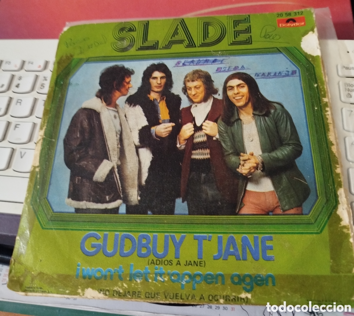 Discos de vinilo: Slade - Gudbuy t&acute;Jane - Foto 2