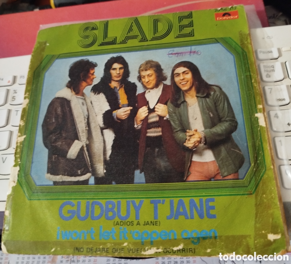 Discos de vinilo: Slade - Gudbuy t&acute;Jane - Foto 1