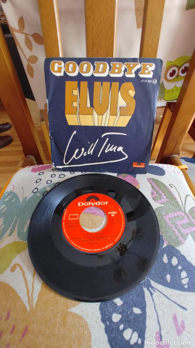 Discos de vinilo: WILL TURA-SINGLE GOODBYE ELVIS - Foto 1