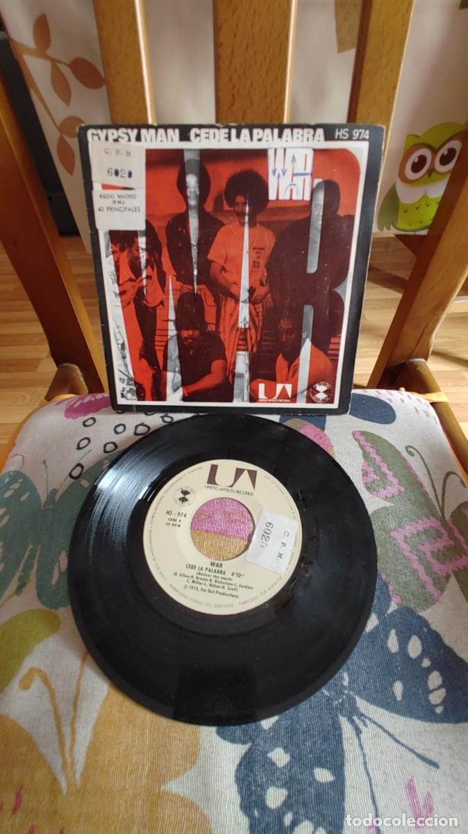 Discos de vinilo: WAR-SINGLE GYPSY MAN - Foto 1