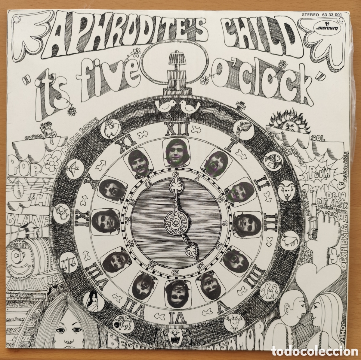 Discos de vinilo: APHRODITES CHILD - ITS FIVE OCLOCK - Foto 1