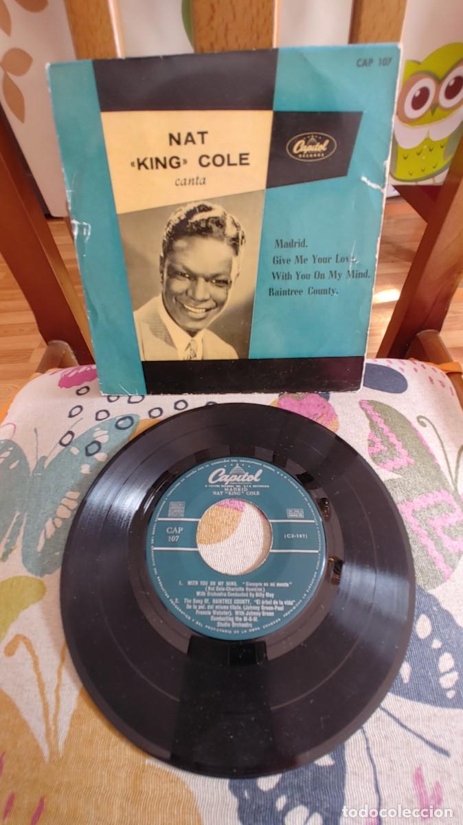 Discos de vinilo: NAT KING COLE-EP MADRID +3 - Foto 1
