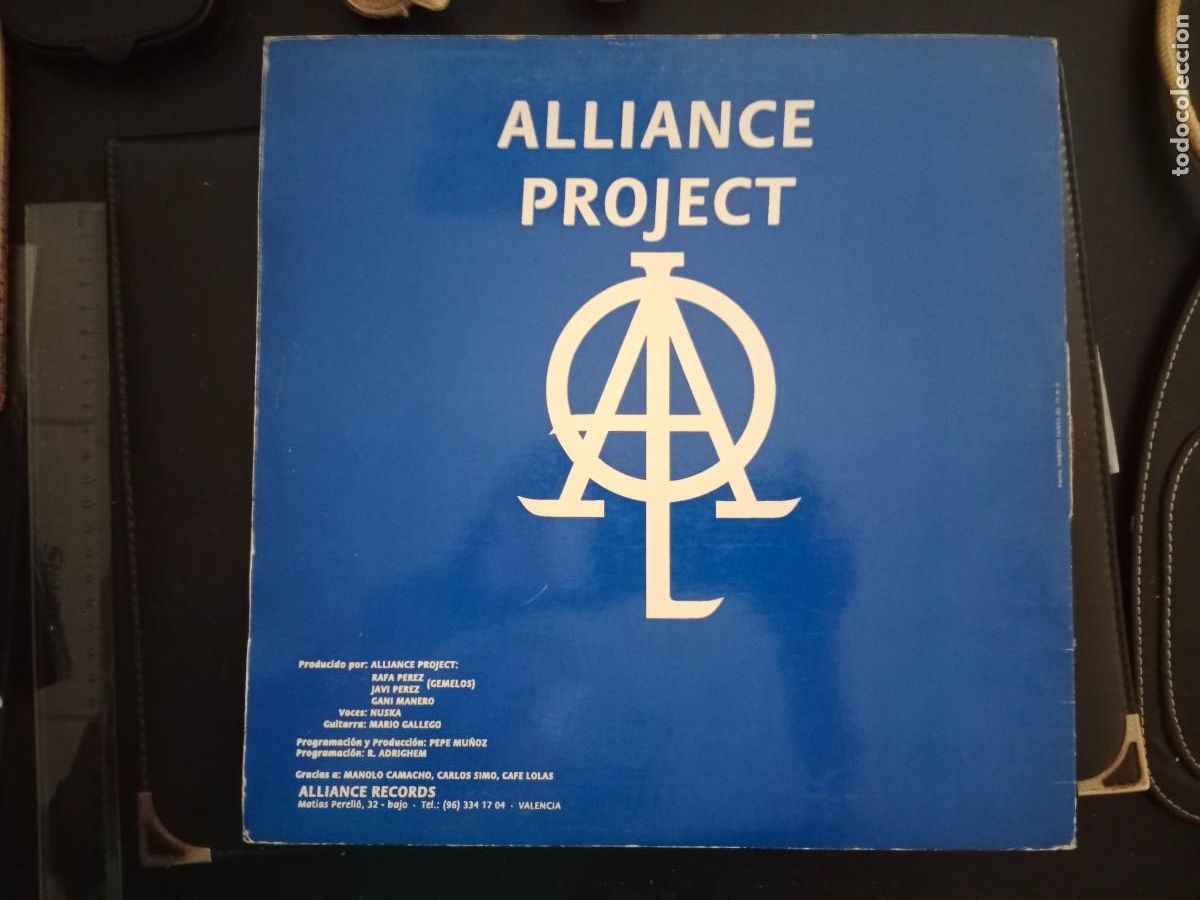 Discos de vinilo: DISCO VINILO 12 &rdquo; - ALLIANCE PROJECT - TROPEZANDO STUMBLING - - Foto 2