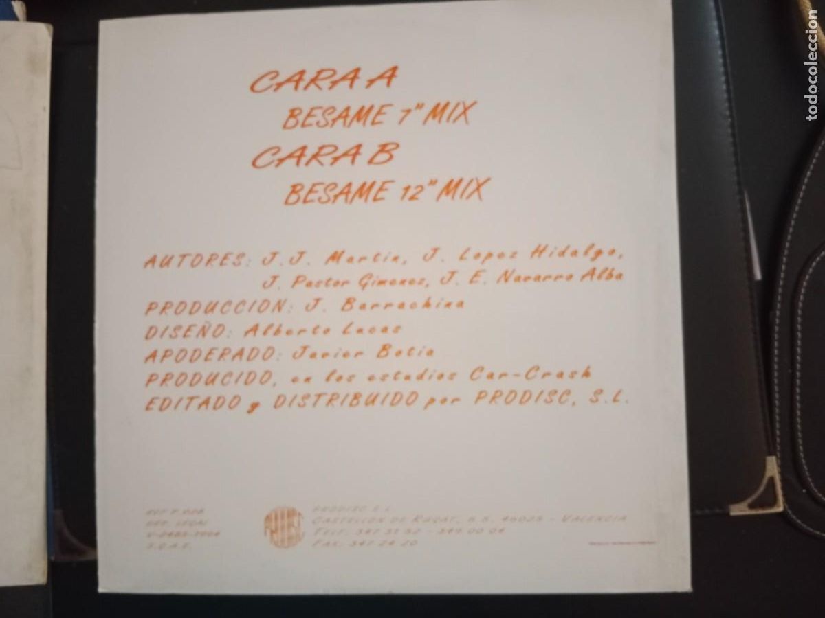 Discos de vinilo: DISCO VINILO 12 &rdquo; - KOVALENCIA - BESAME - PRODISC - Foto 2