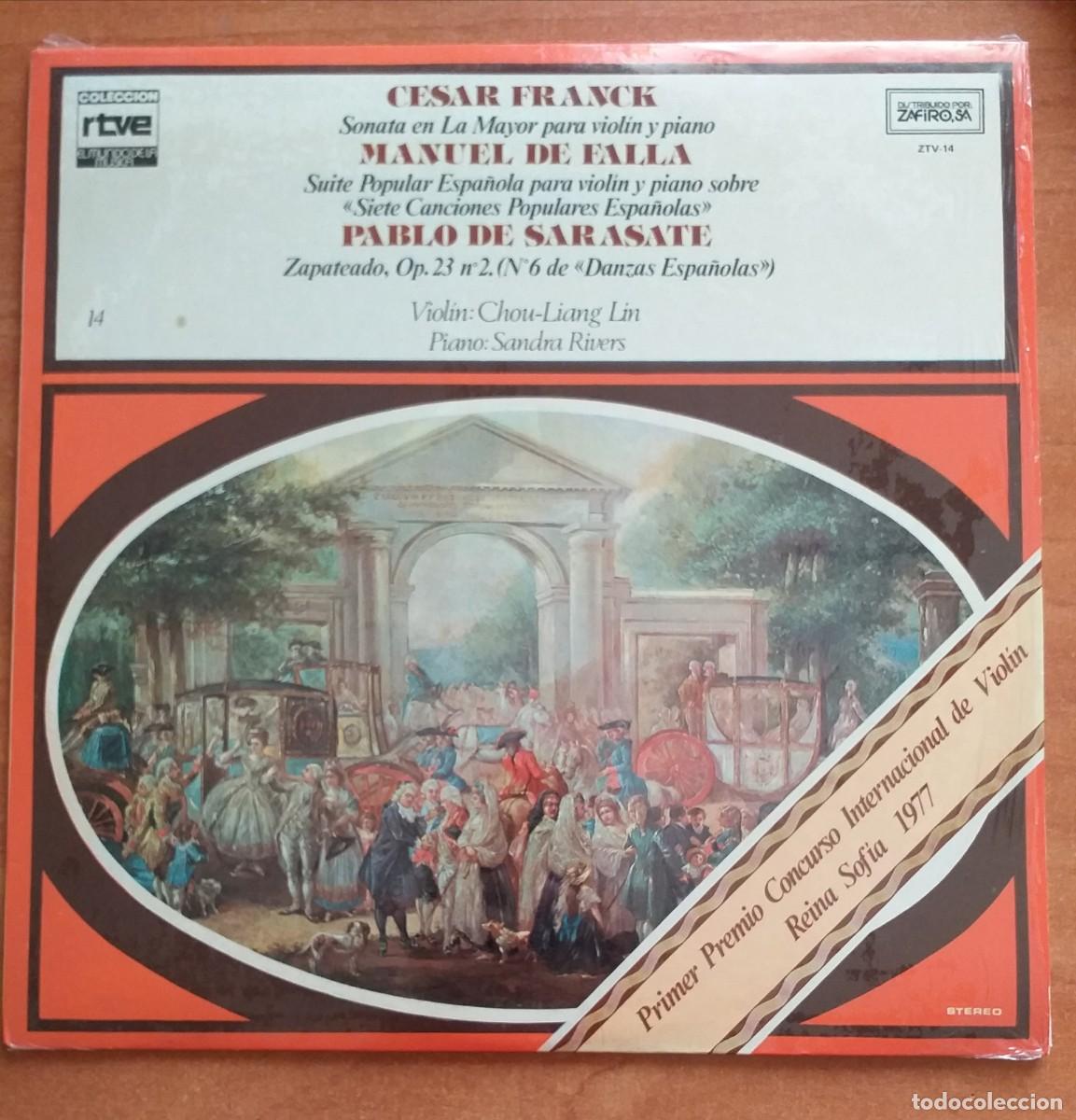 Discos de vinilo: CESAR FRANK , MANUEL DE FALLA, PABLO SARASATE / - Foto 1