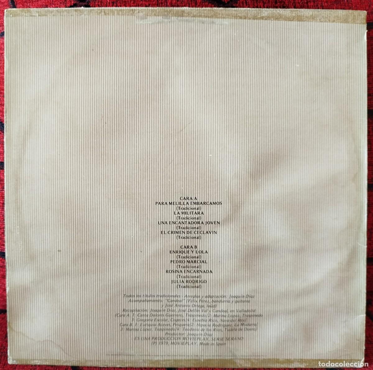 Discos de vinilo: JOAQUIN DIAZ ** Romances De Ciego ** VINILO LP 1979 - Foto 2