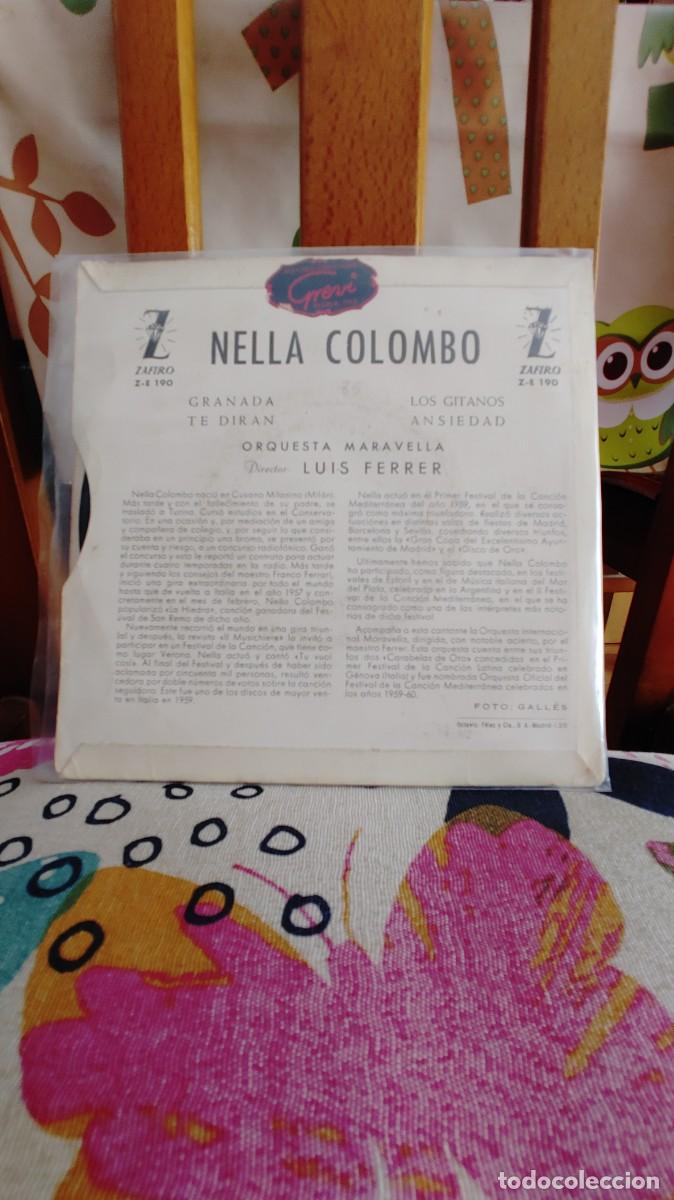 Discos de vinilo: NELLA COLOMBO-EP GRANADA +3 - Foto 2