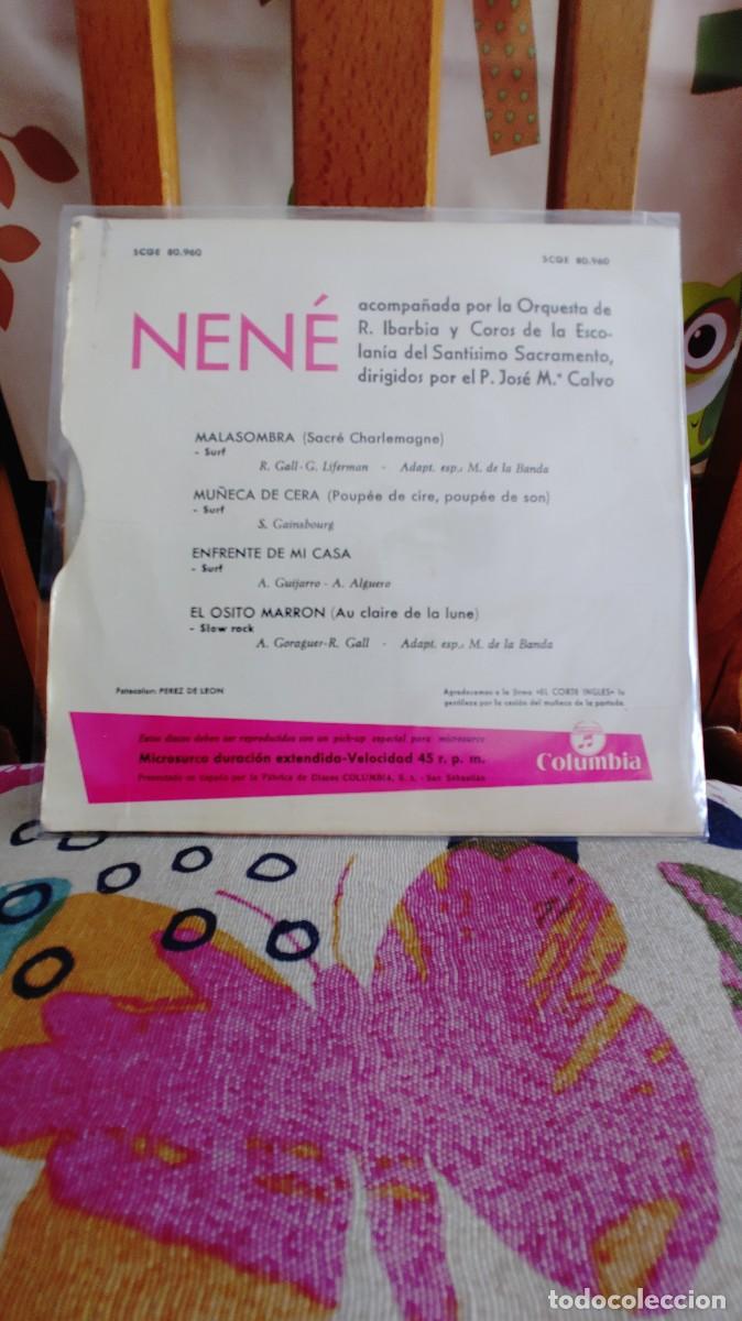 Discos de vinilo: NENE-EP MALASOMBRA +3 - Foto 2