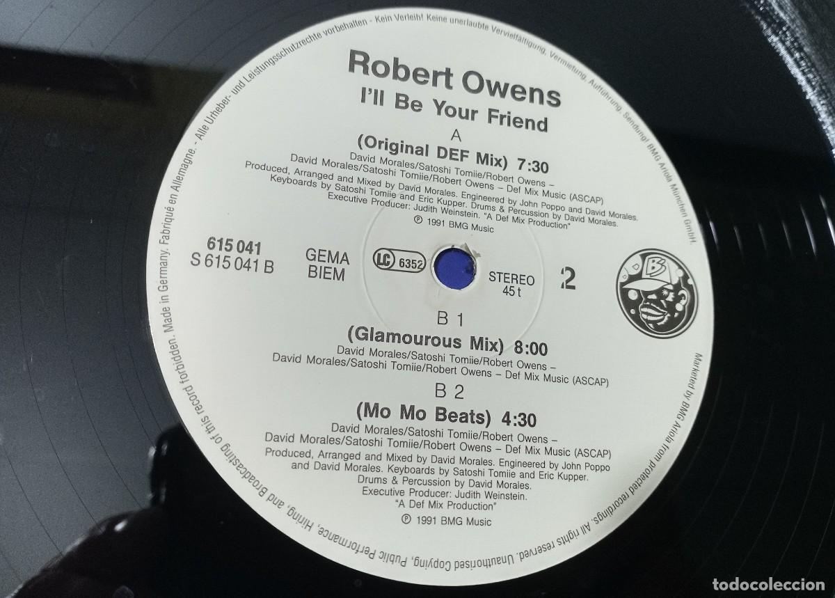 Discos de vinilo: Robert Owens &lrm;&ndash; Ill be your friend - Foto 3