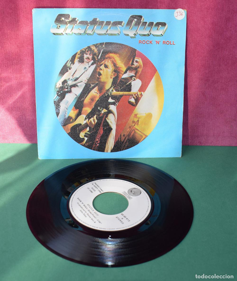 Discos de vinilo: STATUS QUO - ROCK&acute;N&acute;ROLL - SINGLE ESPA&Ntilde;OL DE 1981 - Foto 7