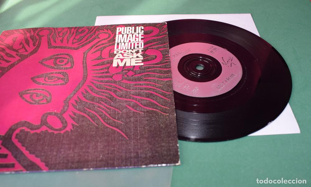 Discos de vinilo: PUBLIC IMAGE LIMITED - DONT ASK ME - SINGLE 1990 - Foto 6