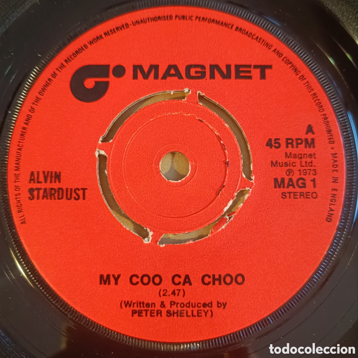 Discos de vinilo: Alvin Stardust &ndash; My Coo Ca Choo - Foto 1