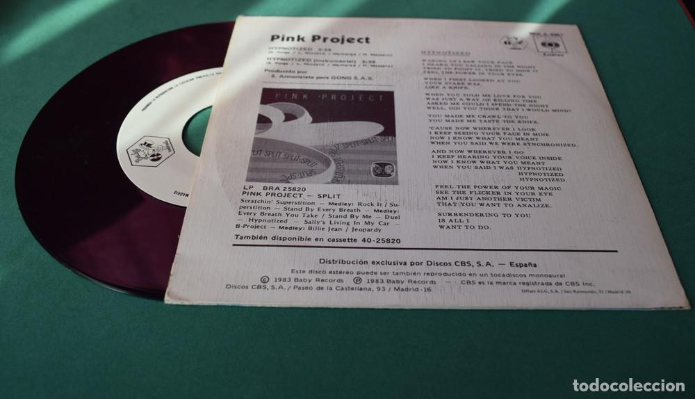 Discos de vinilo: Pink Project &ndash; Hypnotized - SINGLE PROMO - Foto 3