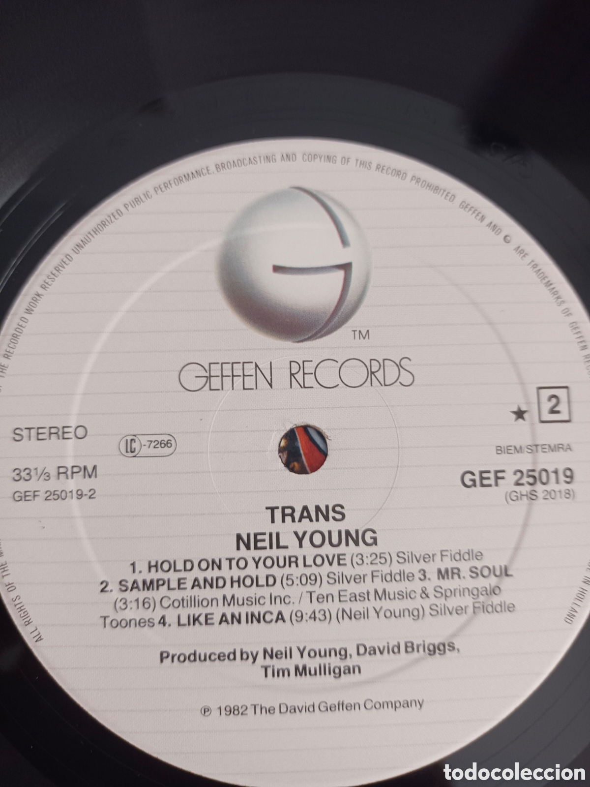 Discos de vinilo: Vinilo album - Neil Young - Trans - Foto 7