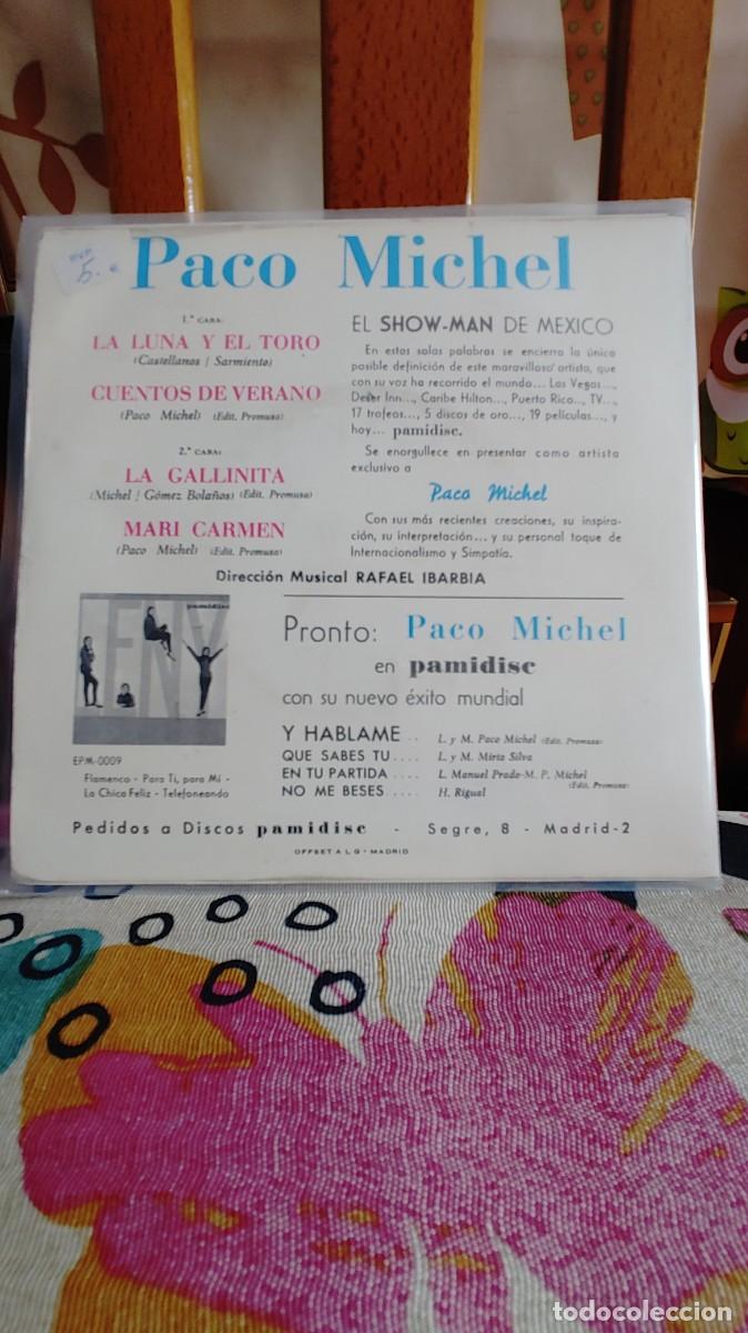Discos de vinilo: PACO MICHEL-EP LA LUNA Y EL TORO +3 - Foto 2