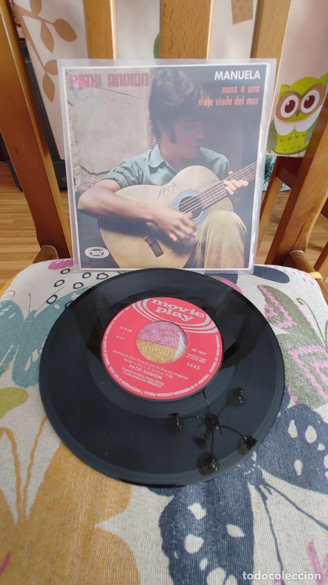 Discos de vinilo: PATXI ANDION-SINGLE MANUELA - Foto 1