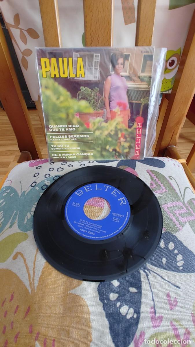 Discos de vinilo: PAULA-EP QUANDO DIGO QUE TE AMO +3 - Foto 1