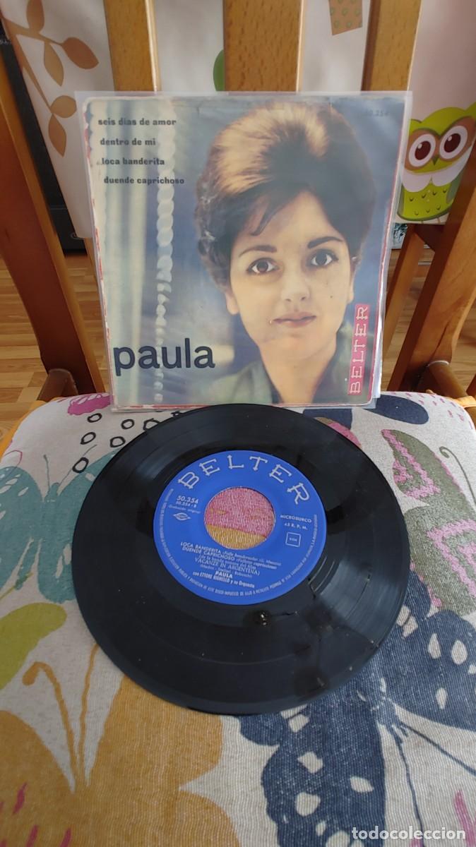 Discos de vinilo: PAULA-EP SEIS DIAS DE AMOR +3 - Foto 1