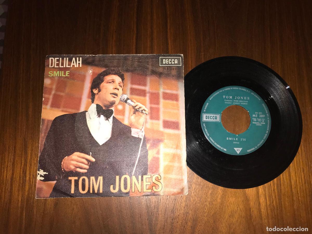 Discos de vinilo: SINGLE TOM JONES , DELILAH , DECCA - Foto 1