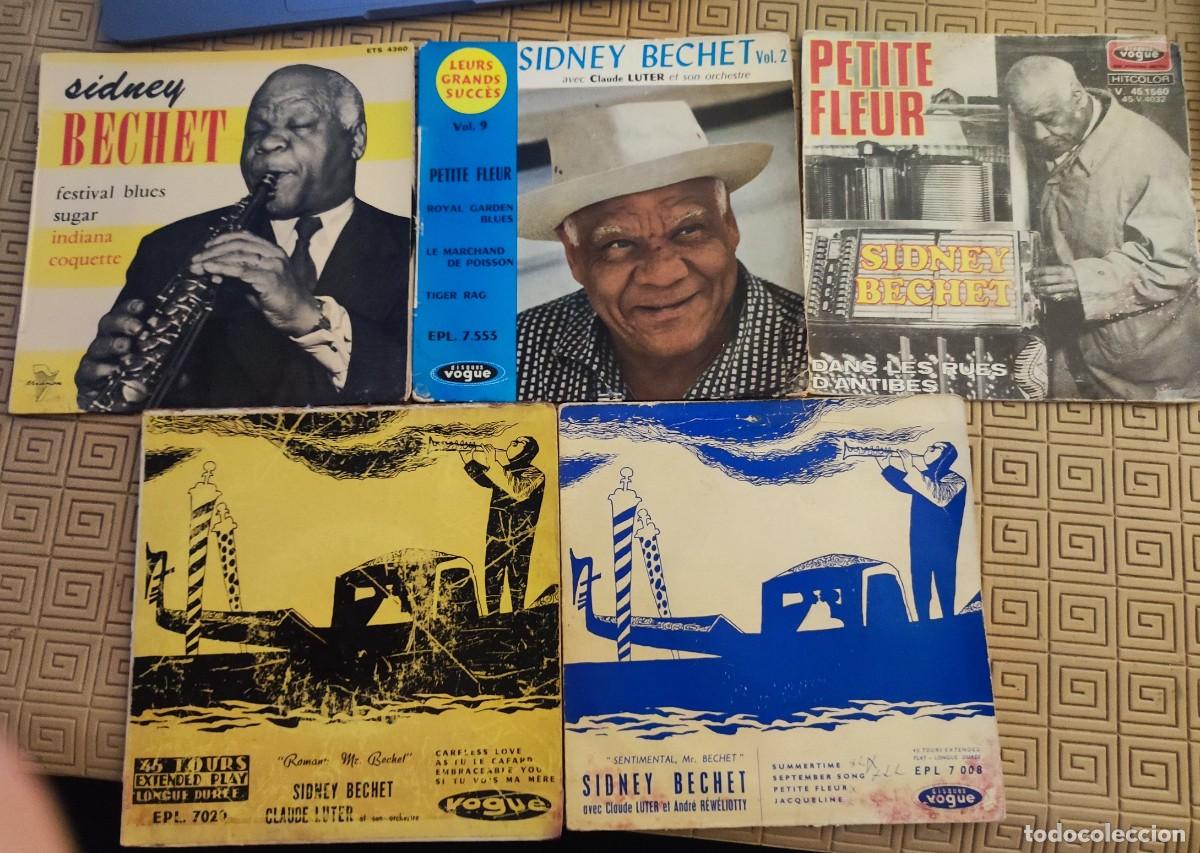 Discos de vinilo: Lote Sidney Bechet 5 eps - Foto 1