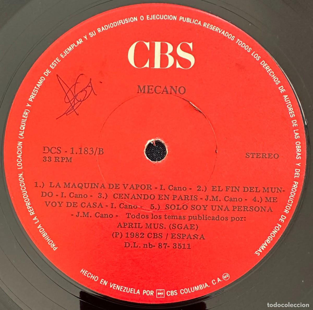 Discos de vinilo: MECANO VINILO LP EDITADO EN VENEZUELA 1982 - Foto 4