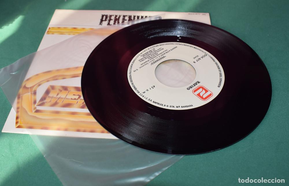 Discos de vinilo: PEKENIKES - TREN A MEMPHIS - SINGLE 1986 - Foto 5