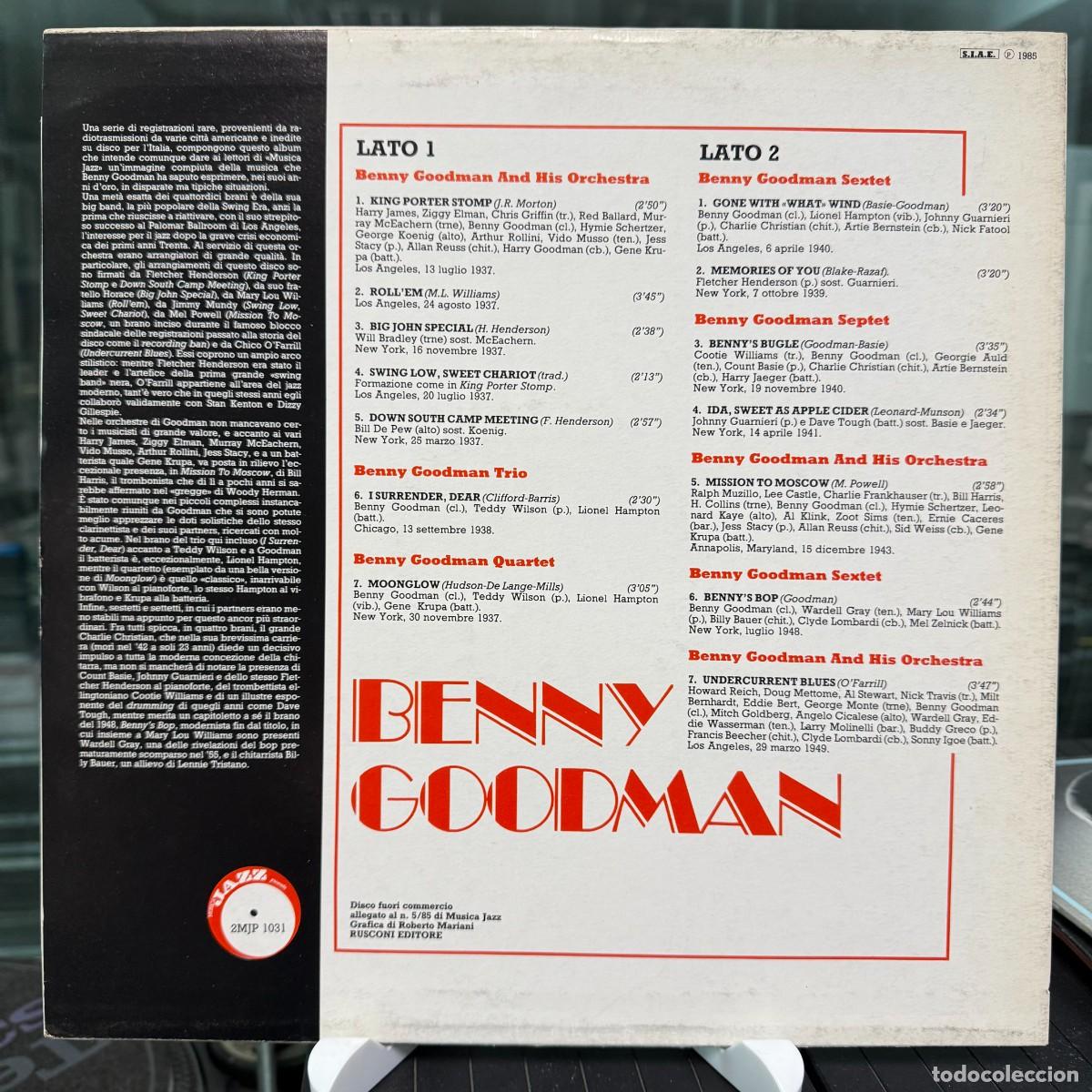 Discos de vinilo: Benny Goodman - Benny Goodman (LP) - Foto 2