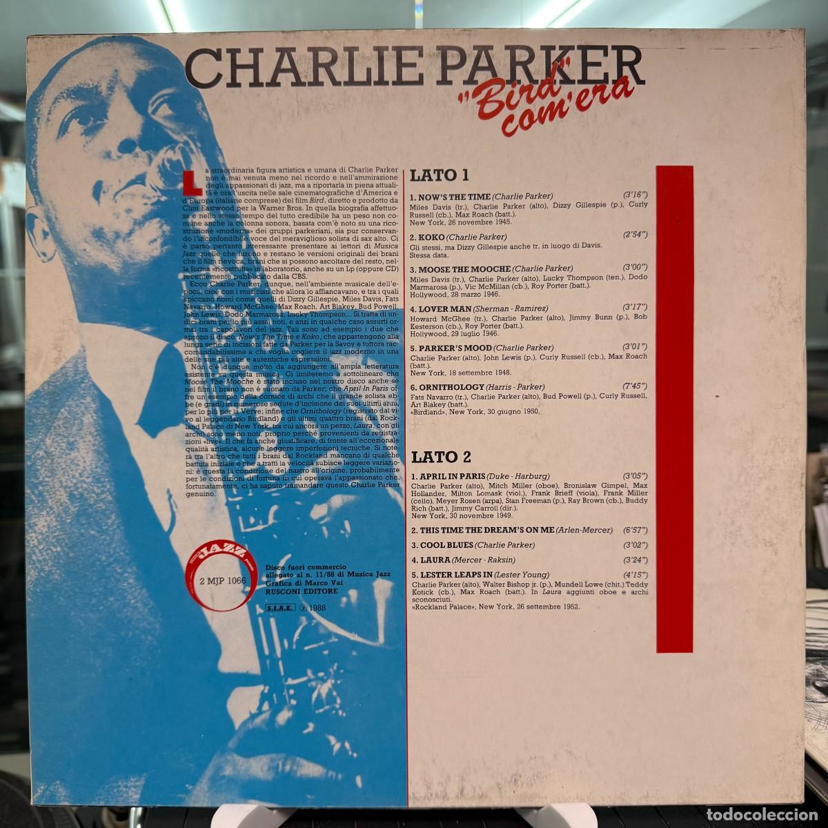 Discos de vinilo: Charlie Parker - Bird ComEra (LP) - Foto 2