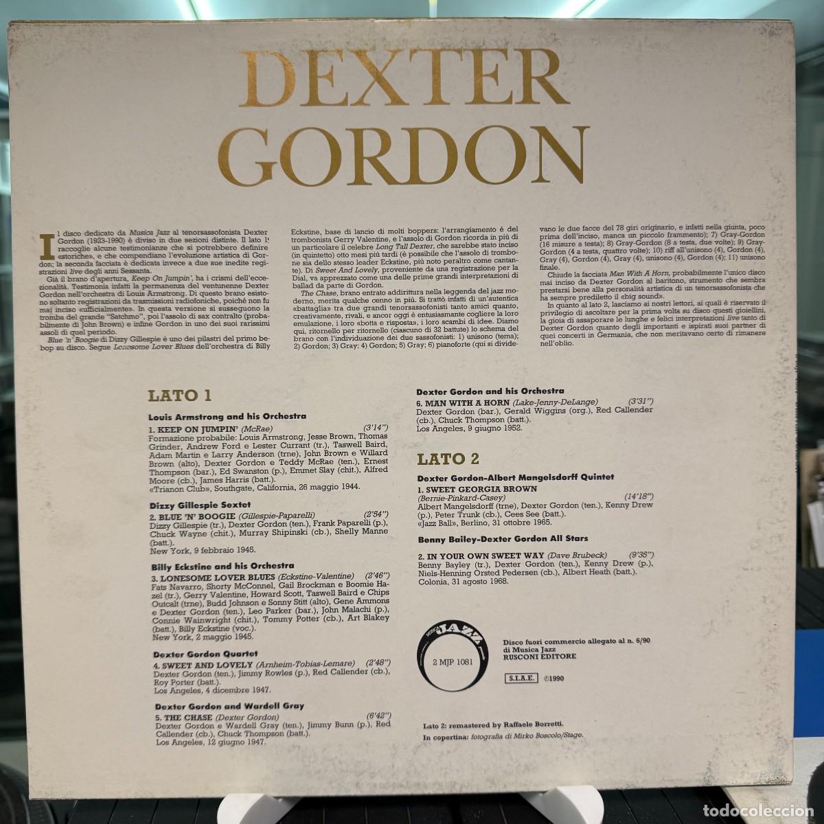 Discos de vinilo: Dexter Gordon - Dexter Gordon (LP) - Foto 2