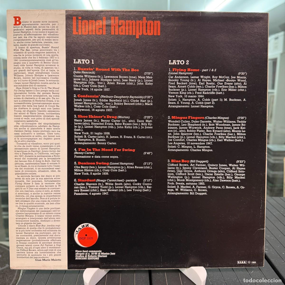 Discos de vinilo: Lionel Hampton - Lionel Hampton (LP) - Foto 2