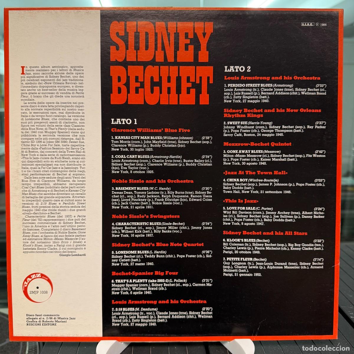 Discos de vinilo: Sidney Bechet - Sidney Bechet (LP) - Foto 2