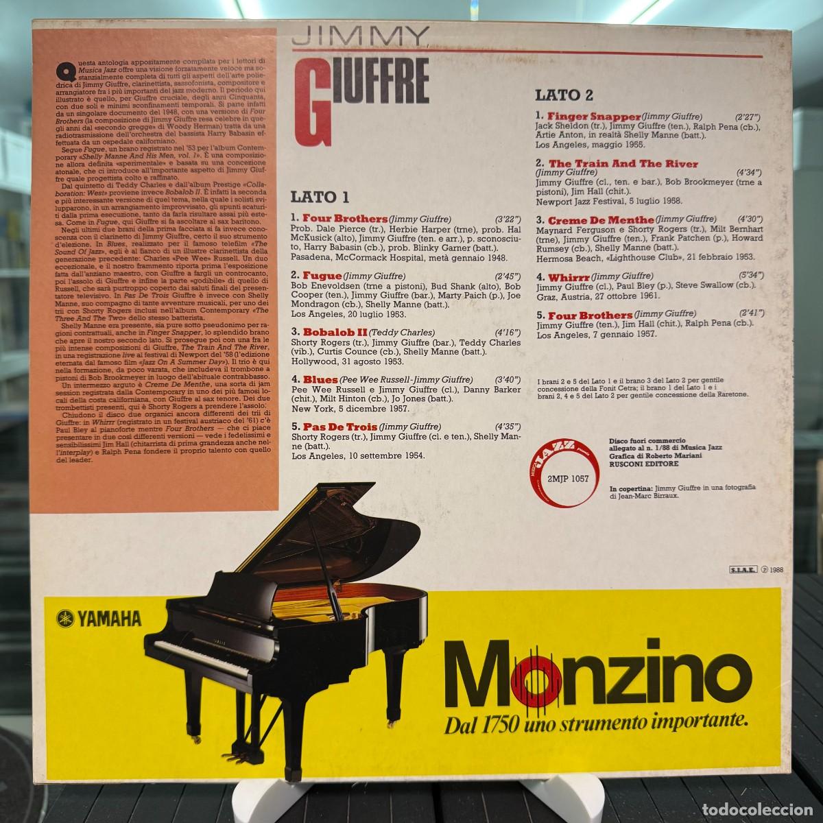 Discos de vinilo: Jimmy Giuffre - Jimmy Giuffre (LP) - Foto 2