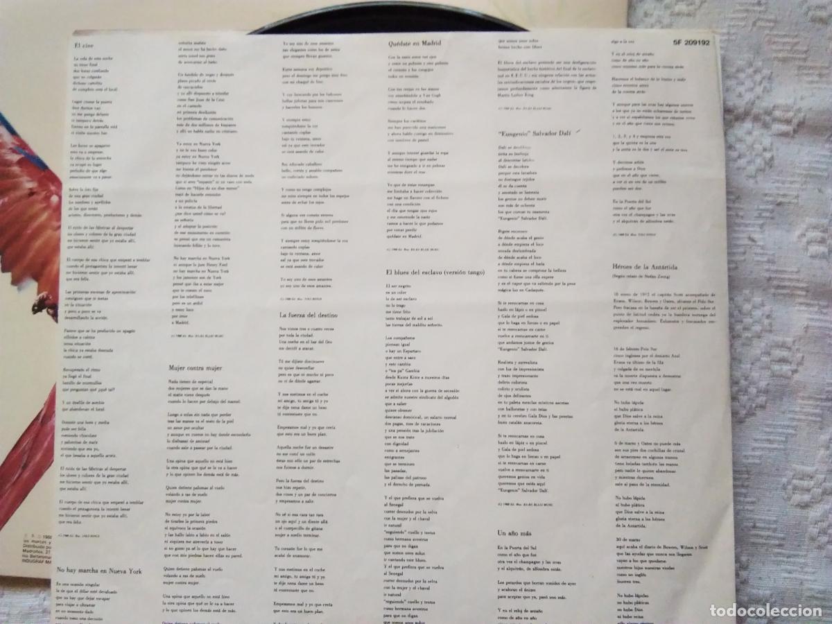 Discos de vinilo: MECANO DESCANSO DOMINICAL - Foto 7