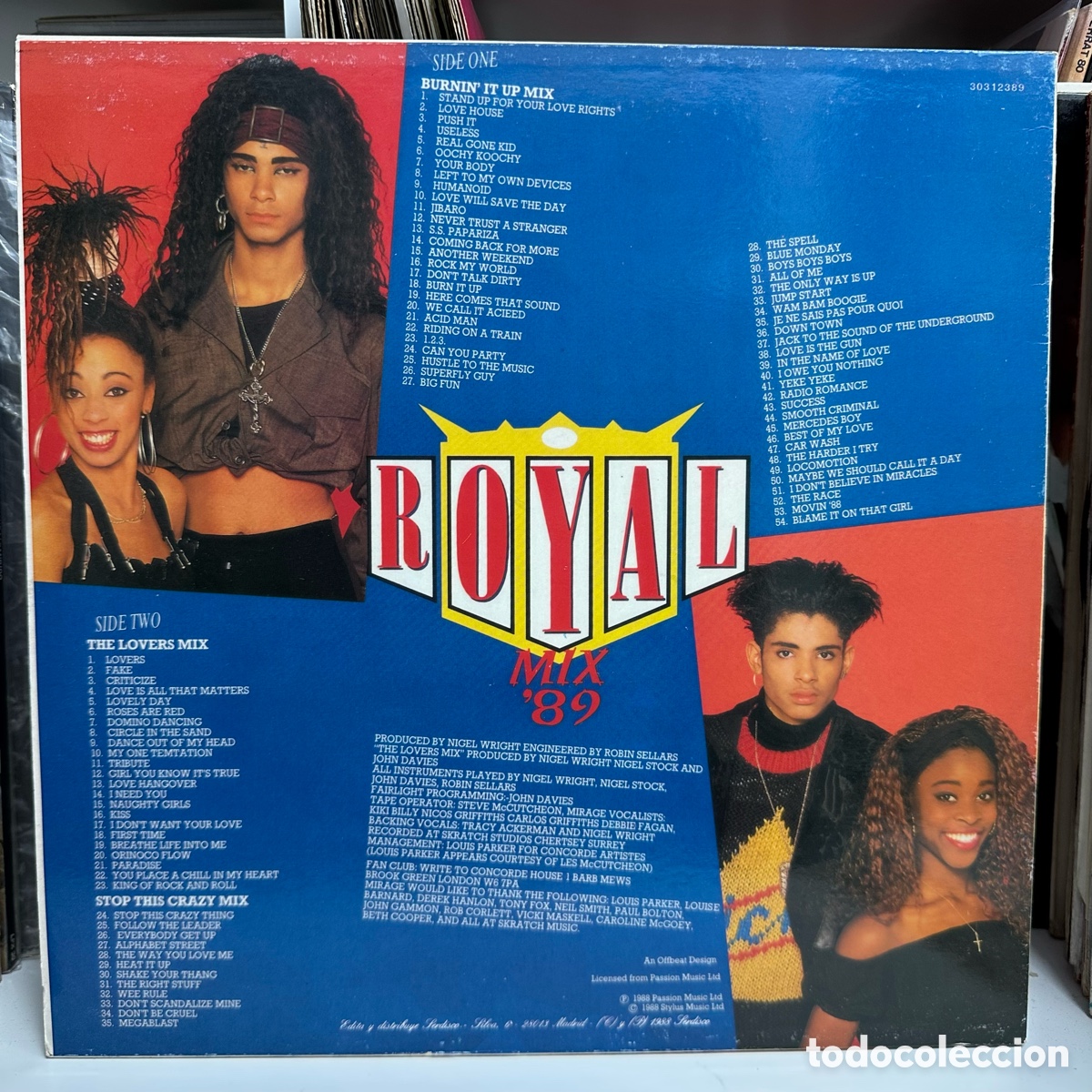 Discos de vinilo: Mirage - Royal Mix 89 (Maxi) - Foto 2
