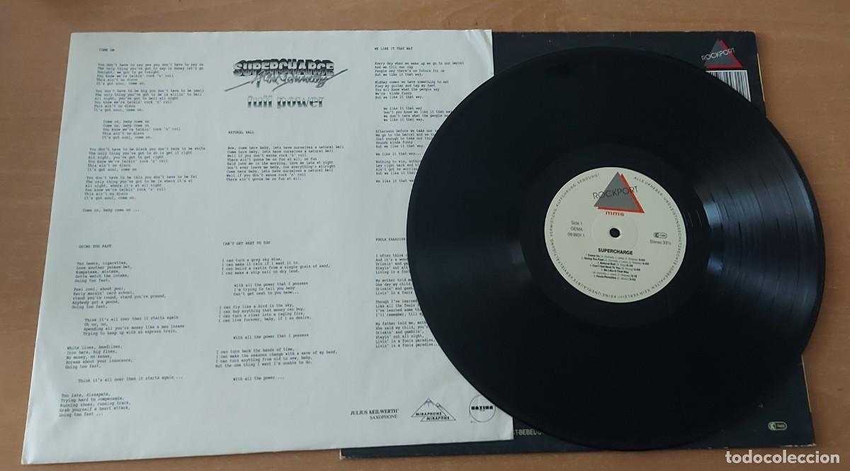 Discos de vinilo: LP SUPERCHARGE FULL POWER A&Ntilde;O 1990 GERMANY - Foto 3
