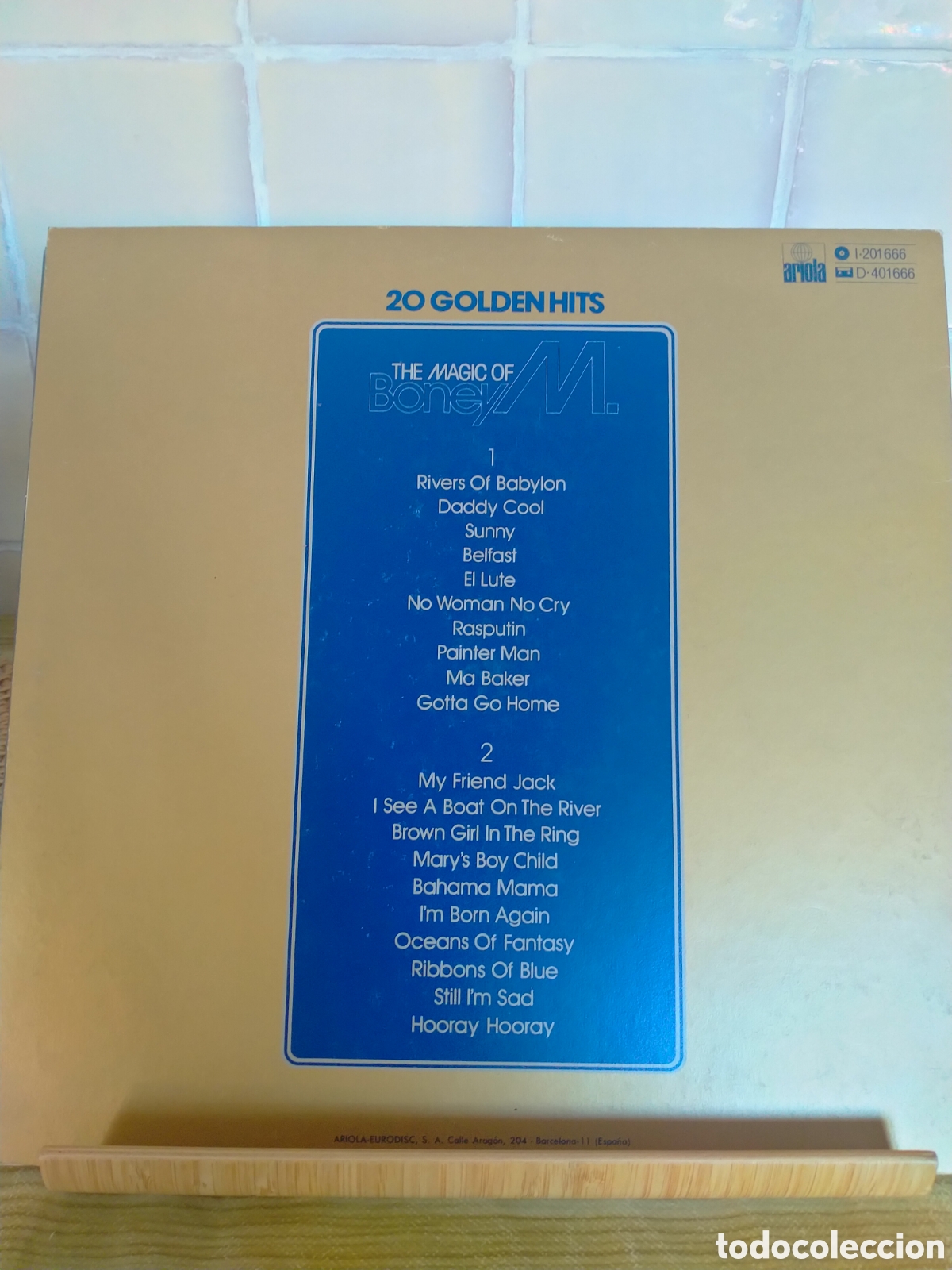 Discos de vinilo: Vinilo Boney M 20 Golden Hits - Foto 2