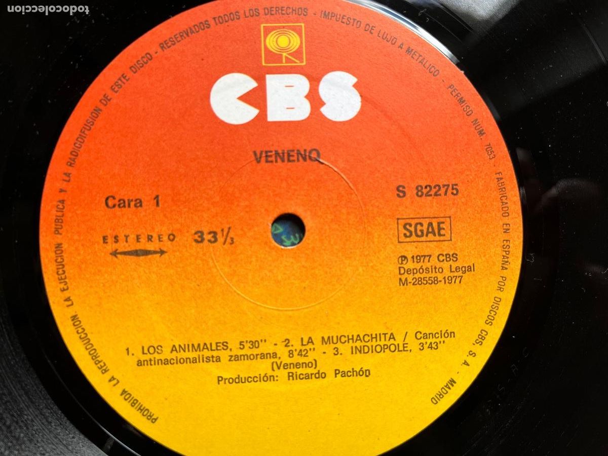 Discos de vinilo: VENENO. Veneno. (vinilo lp 1977) - Foto 3