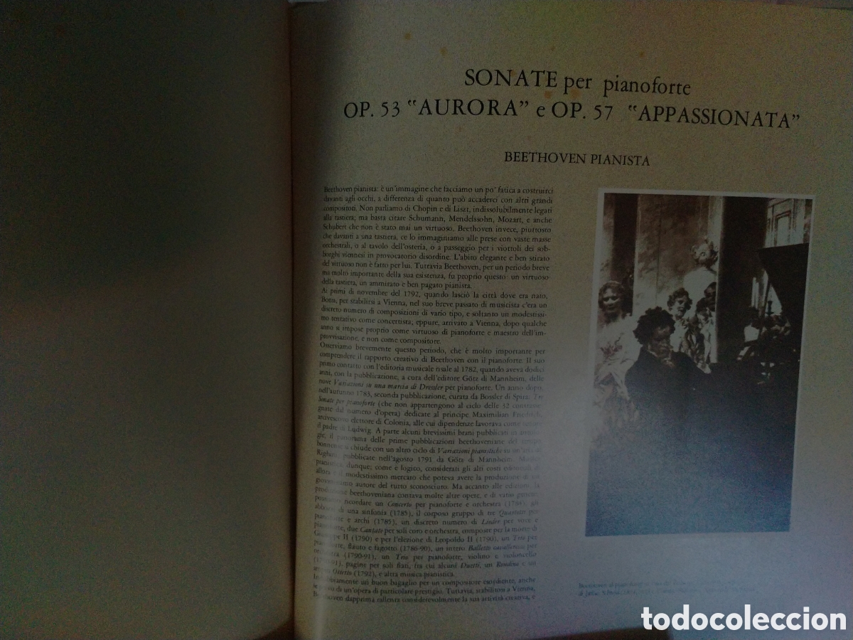 Discos de vinilo: Vinilo Beethoven Sonate per pianoforte - Foto 3